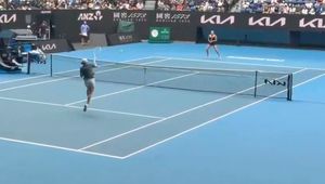 Trening jak mecz. Świątek i Sabalenka przyciągnęły uwagę kibiców