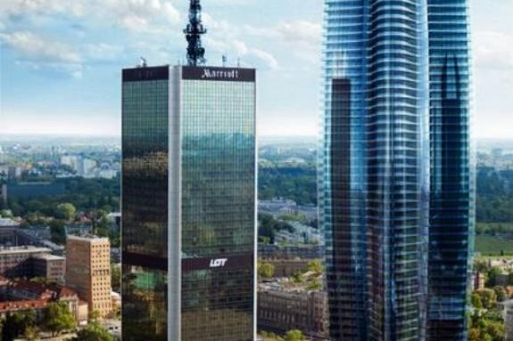 260-metrowy wieżowiec stanie przy hotelu Marriott