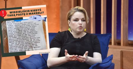 Bosacka spojrzała na etykietę pasty z makreli. "Skład z grubej rury"