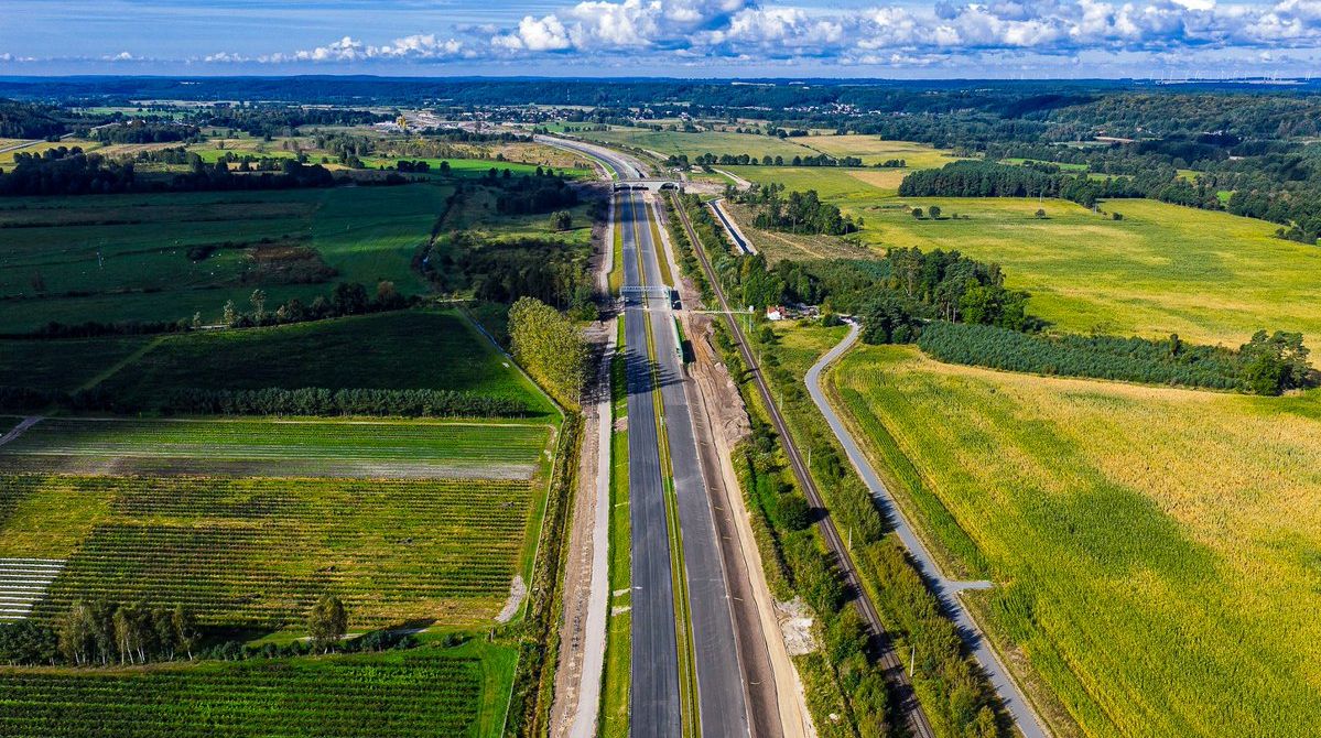 Słupsk - Bożepole Wielkie: Trwa budowa drogi ekspresowej S6