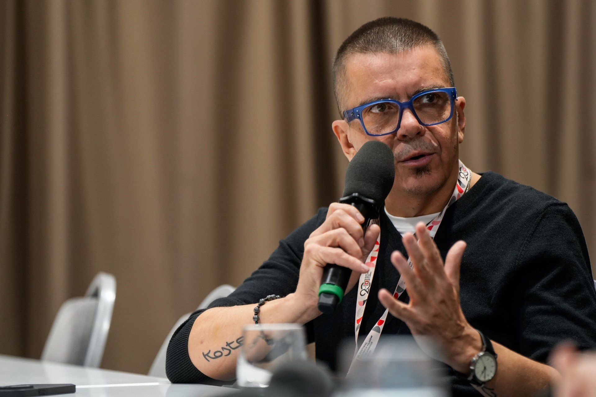 26.09.2025 GDYNIA. KONFERENCJA EKIPY FILMU FRANZ KAFKA. WRZESIEN, LATO, GDYNIA, FPFF, FESTIWAL POLSKICH FILMOW FABULARNYCH FOT. JAKUB STEINBORN / POLSKA PRESS/DZIENNIK BALTYCKI