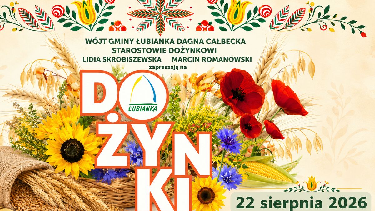Dożynki Gminy Łubianka Wygenerowane przez AI