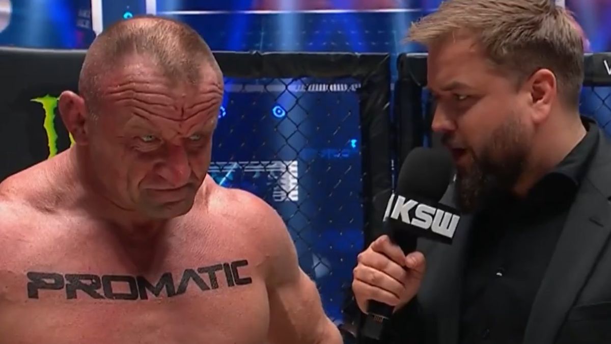 Twitter / CANAL+ SPORT / Mariusz Pudzianowski (po lewej)