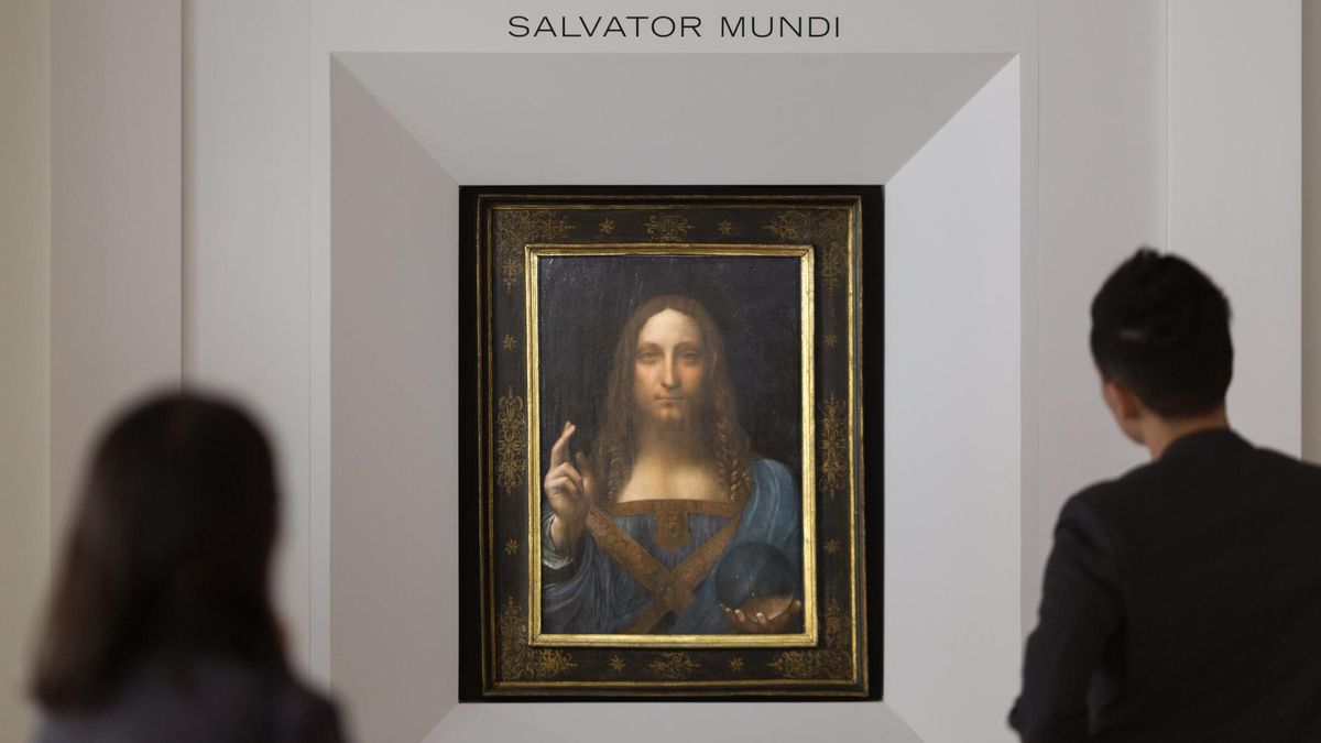 Obraz "Salvator Mundi" Leonarda da Vinci na aukcji Christie's