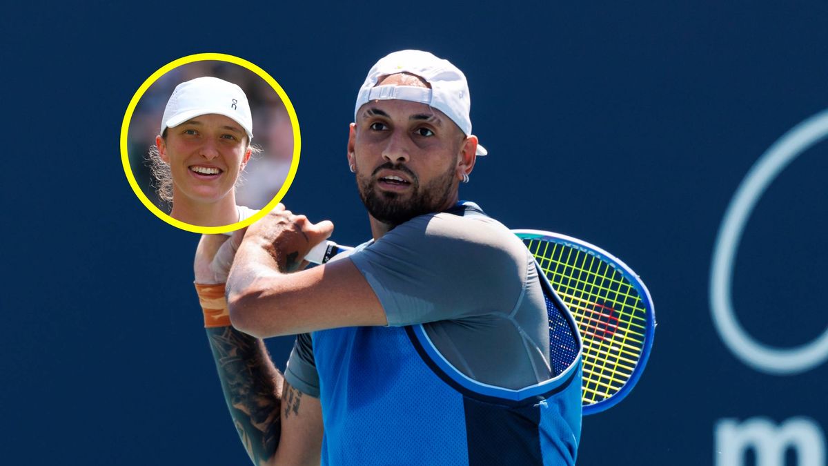 Getty Images / Clive Brunskill oraz  Frey/TPN / Na zdjęciu: Nick Kyrgios i Iga Świątek