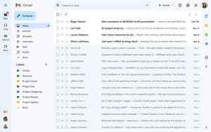 Nowy, zintegrowany interfejs Gmaila