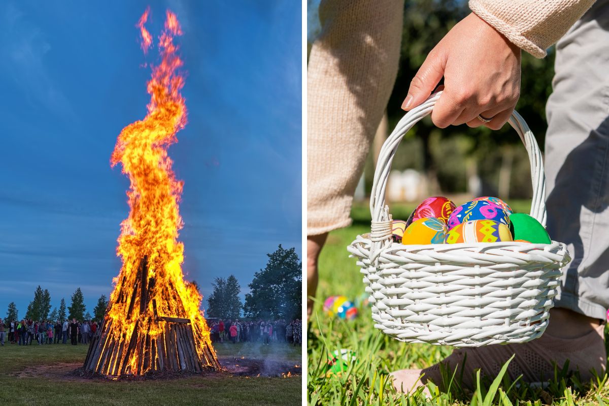 Płonące stosy i rzucanie jajkami. Wielkanocne tradycje świata potrafią zaskoczyć