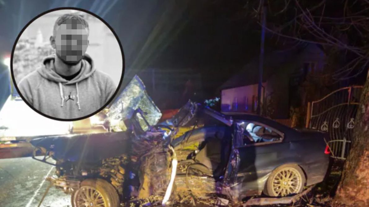 Tragiczny wypadek w gm. Miastko. Zmarł 19-letni kierowca BMW