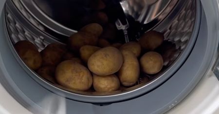 Wrzuciła ziemniaki do pralki. Nagranie obejrzały 53 miliony osób