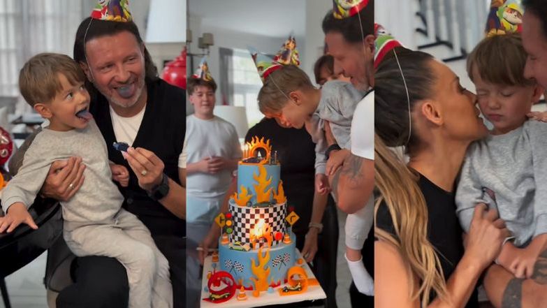 Małgorzata Rozenek świętuje urodziny Henia