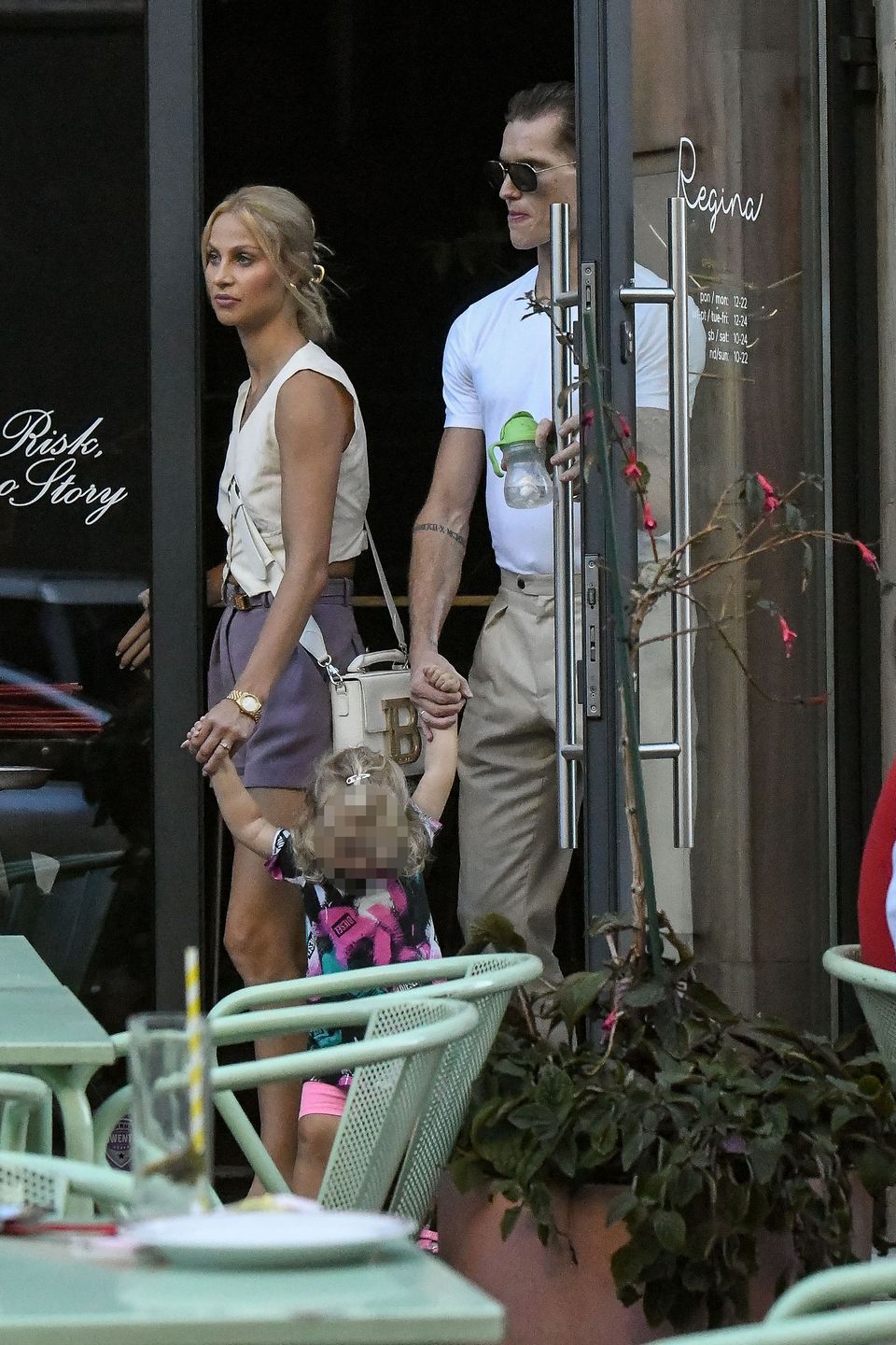 Hanna Żudziewicz i Jacek Jeschke wybrali się z córką