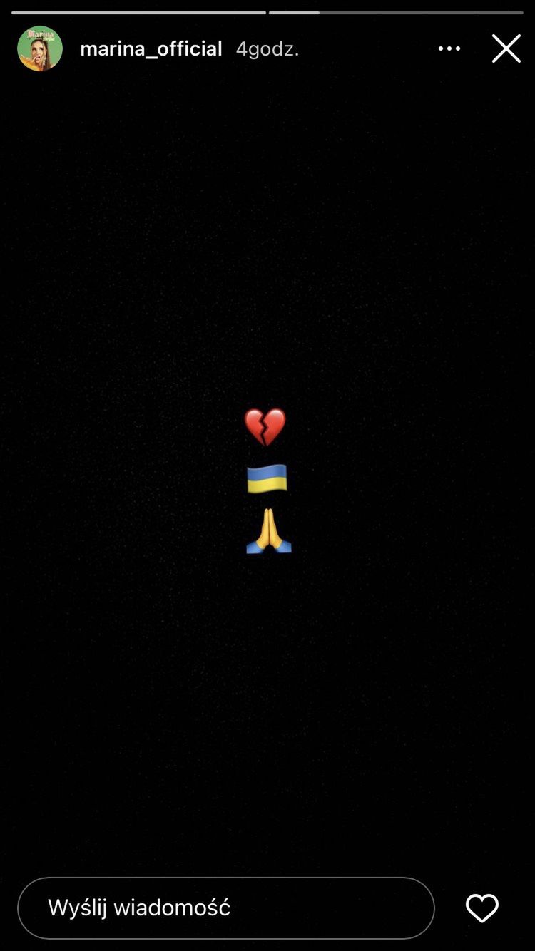 Marina modli się o Ukrainę 