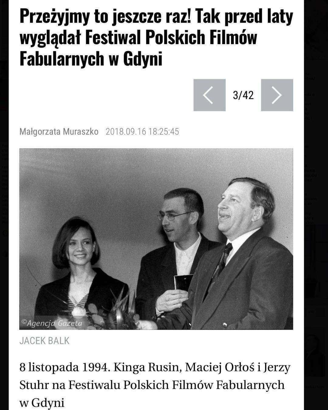 Kinga Rusin na starym zdjęciu