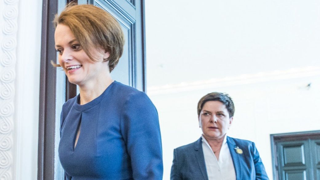 Jadwiga Emilewicz i Beata Szydło