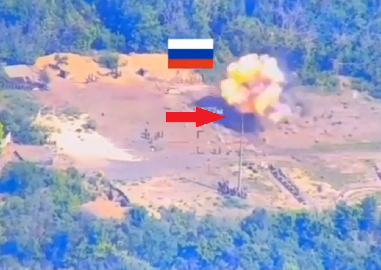 A Russian training ground where M30A1 missiles fell.