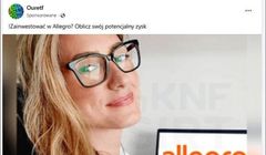 CSIRT KNF ostrzega przed fałszywymi reklamami Allegro w social mediach