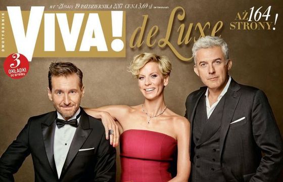 Trzy okładki dwutygodnika „Viva!” na dwudziestolecie TVN z gwiazdami stacji