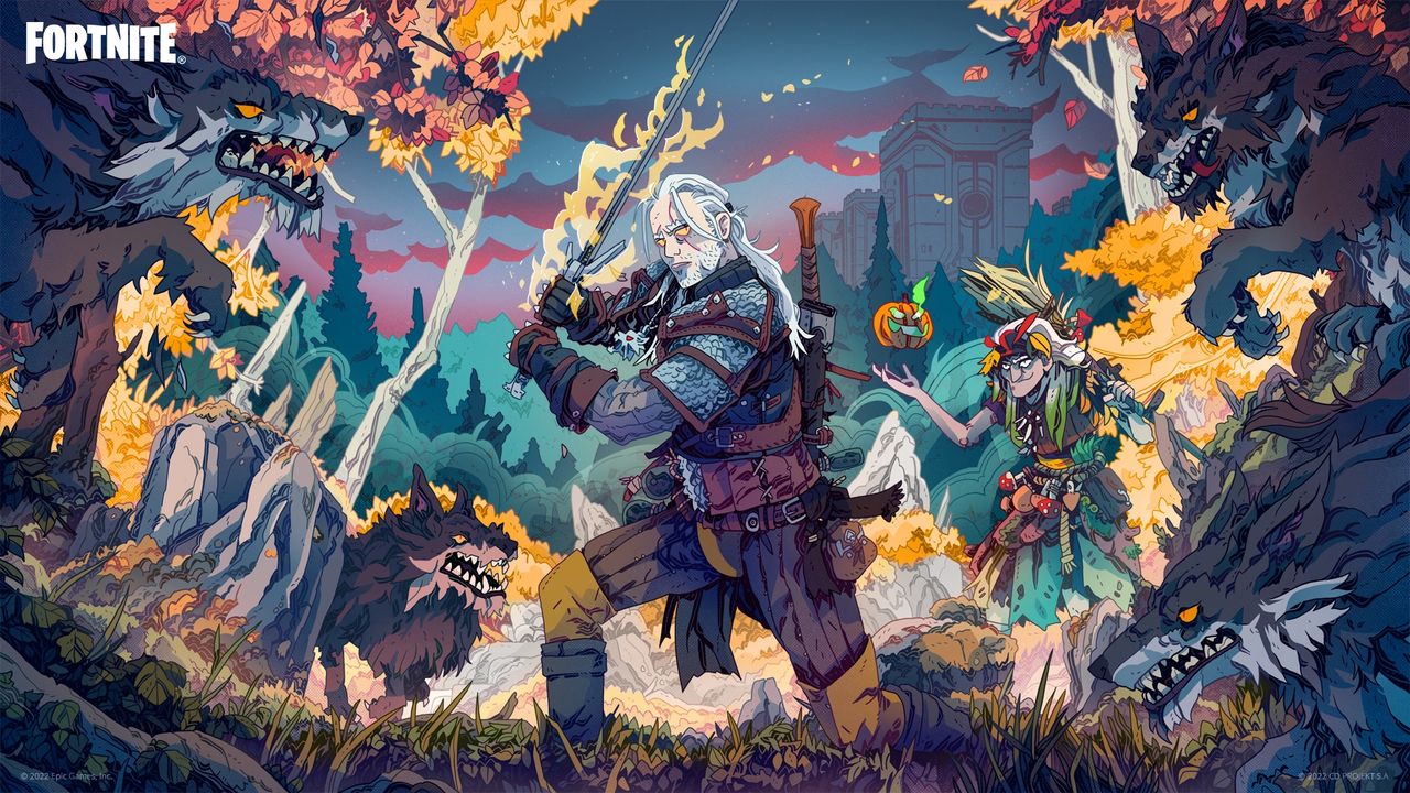 Geralt z Rivii w Fortntie