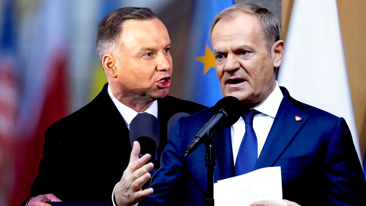 Andrzej Duda i Donald Tusk 