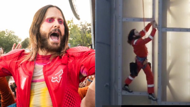 Jared Leto conquers Empire State Building in daring athletic feat