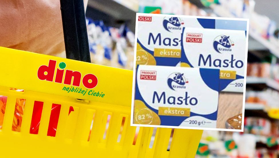 Masło za 3,33 zł w Dino. Lepiej się pośpieszyć