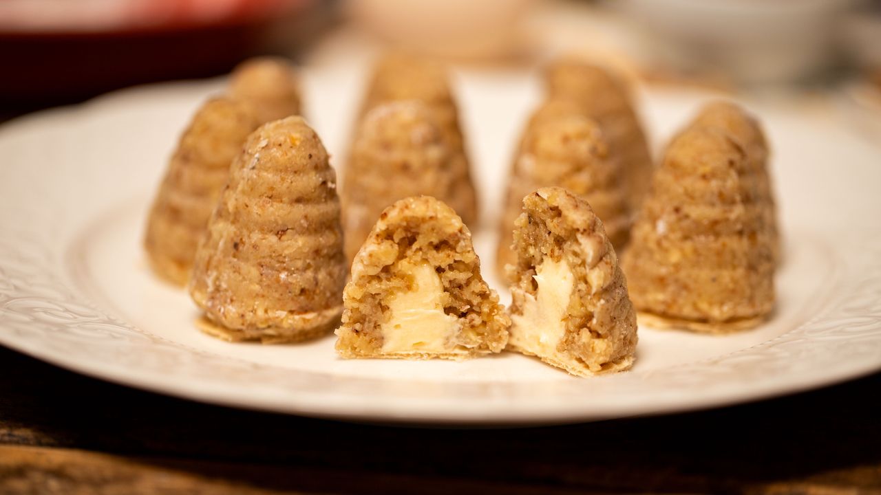 Te ciasteczka nie wymagają pieczenia. Będą ozdobą każdego stołu