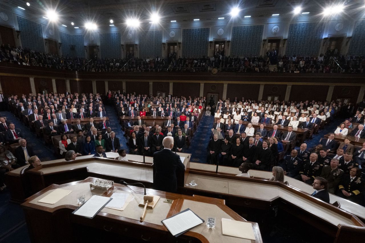 Prezydent Joe Biden przed Kongresem USA 