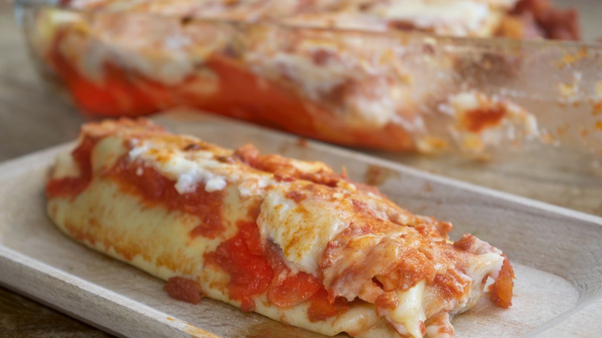 Cannelloni z szynką i serem