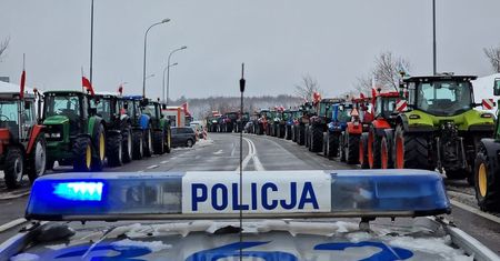 Uwaga kierowcy! Rolnicy będą protestować we wtorek (20.02.) w okolicach Lublina (lokalizacja, godziny)
