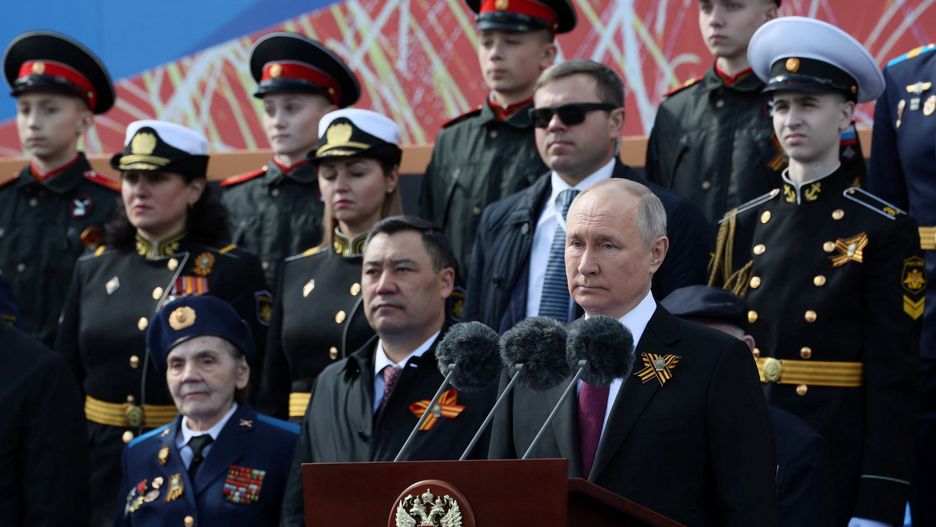 Władimir Putin na Paradzie Zwycięstwa w Moskwie