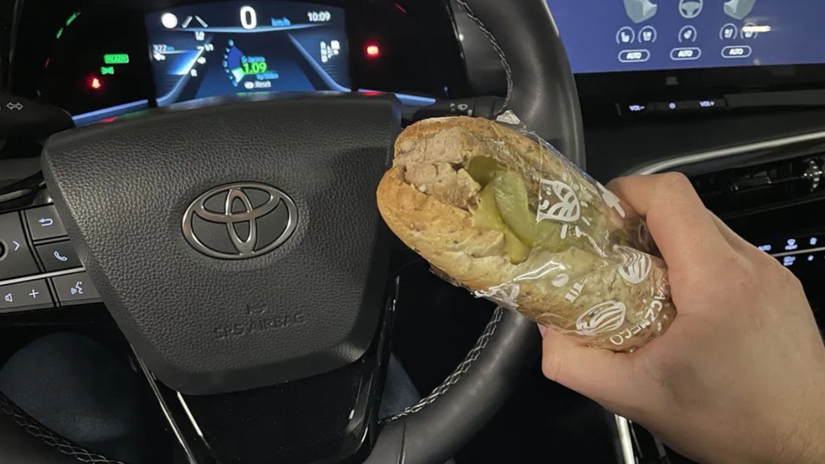 Jedzenie w trakcie jazdy