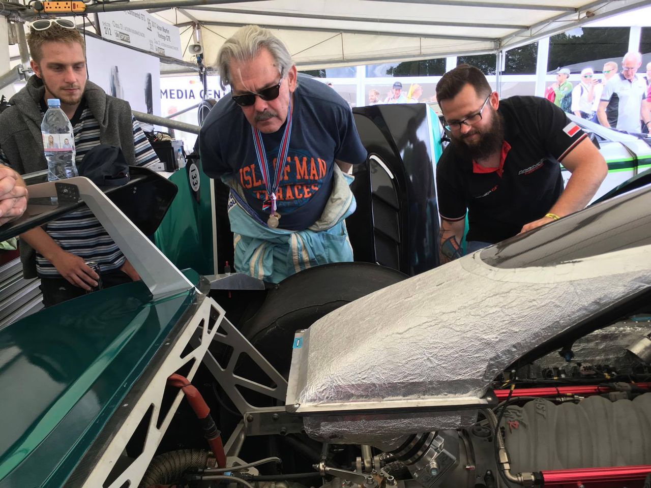 Gordon Murray w boksie zespołu Arrinery