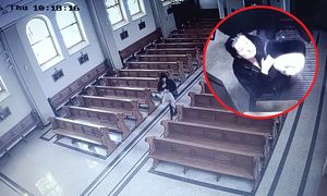 Przeżegnała się i ukradła skarbonkę z kościoła. Parafia publikuje nagrania