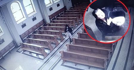 Przeżegnała się i ukradła skarbonkę z kościoła. Parafia publikuje nagrania