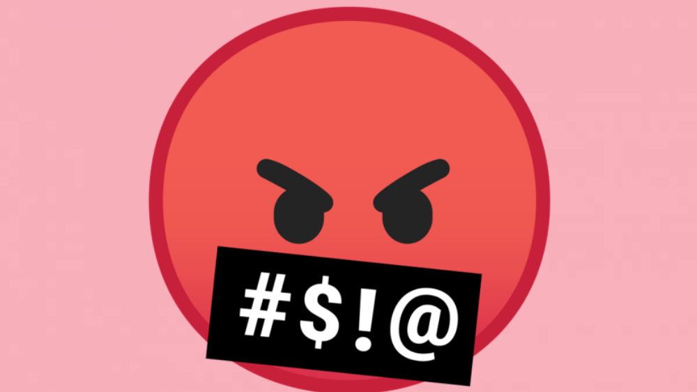 Przeklinająca emotikonka