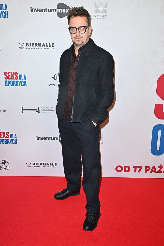 Rafał Skalski na premierze filmu "Seks dla opornych"