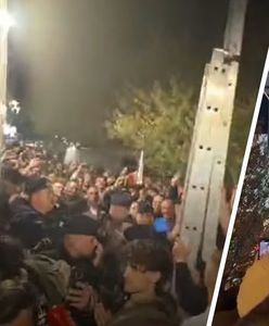 Skandal na wiecu Brauna. Mężczyzna zdjął flagę Ukrainy