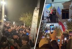 Skandal na wiecu Brauna. Mężczyzna zdjął flagę Ukrainy