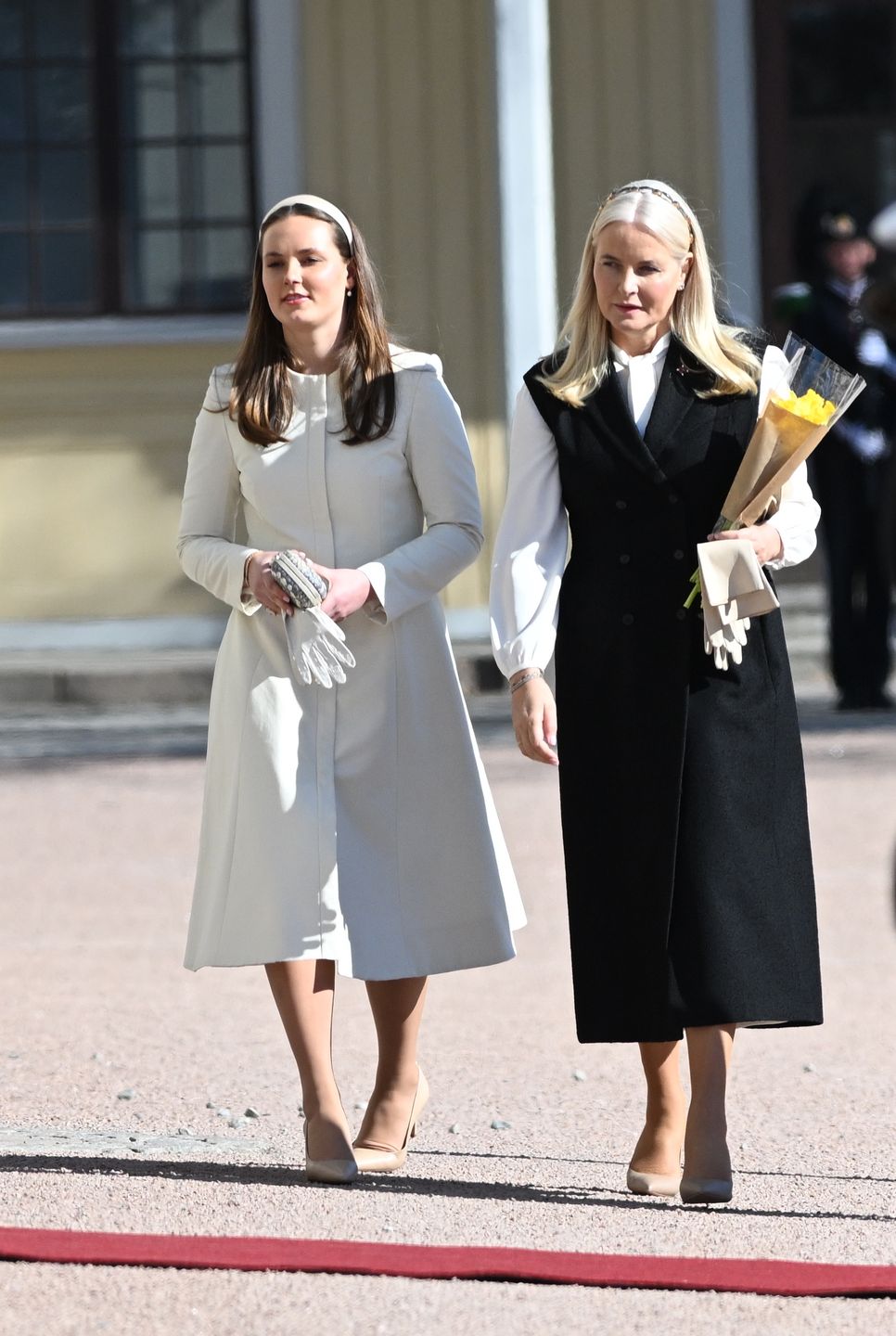 Księżna Mette-Marit Princess z córką Ingrid Alexandrą