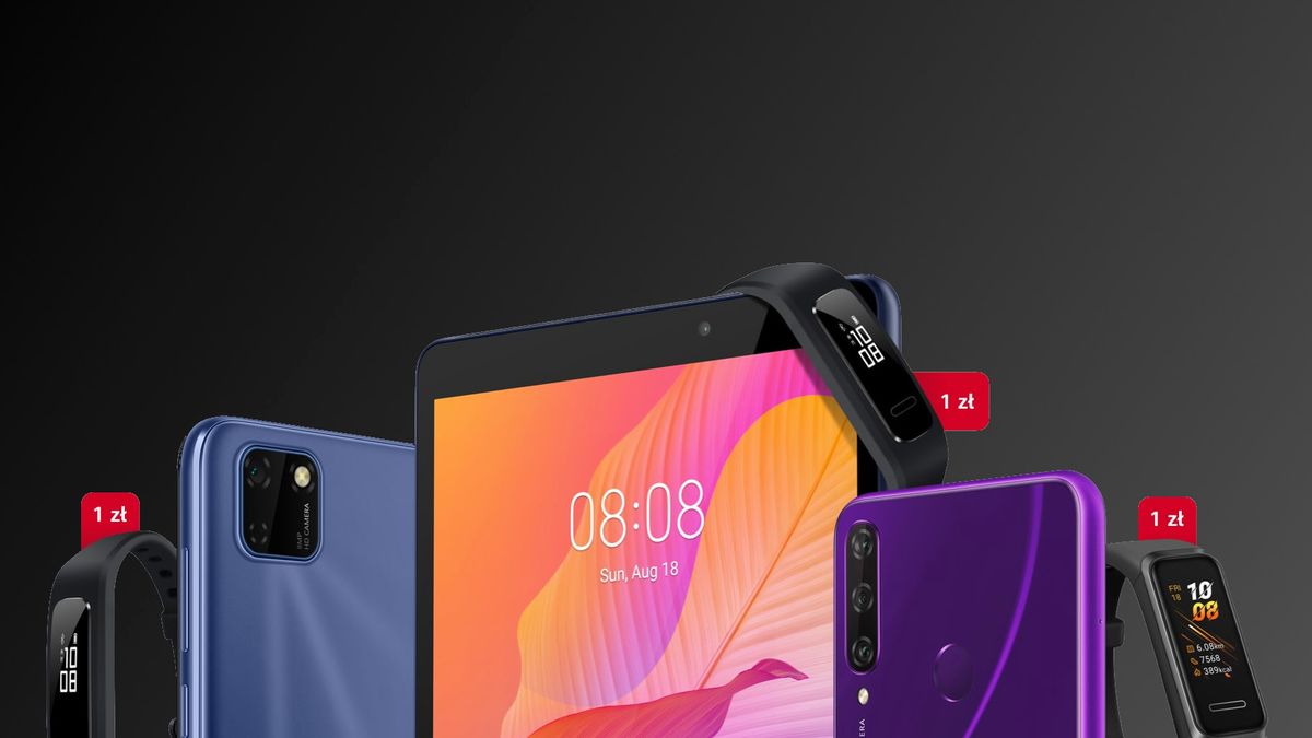 Agresywnej polityki cenowej ciąg dalszy. Huawei Y6p, Y5p i MatePad T8 w Polsce 1