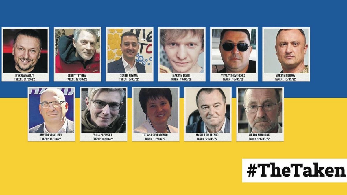 Nie wiadomo, co się z nimi dzieje. Rosjanie porwali lokalnych liderów