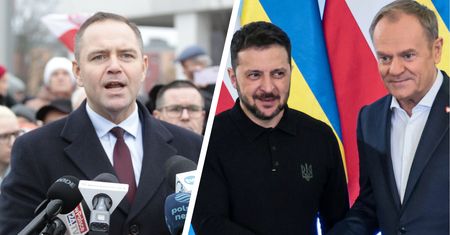 Kandydat PiS ważniejszy od Zełenskiego i Tuska? To pokazali na wizji