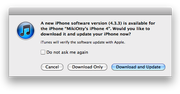 iOS 4.3.3 dostępne do pobrania