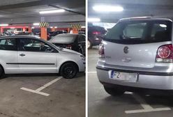 Absolutny mistrz parkowania zajął trzy miejsca na parkingu marketu w Zielonej Górze