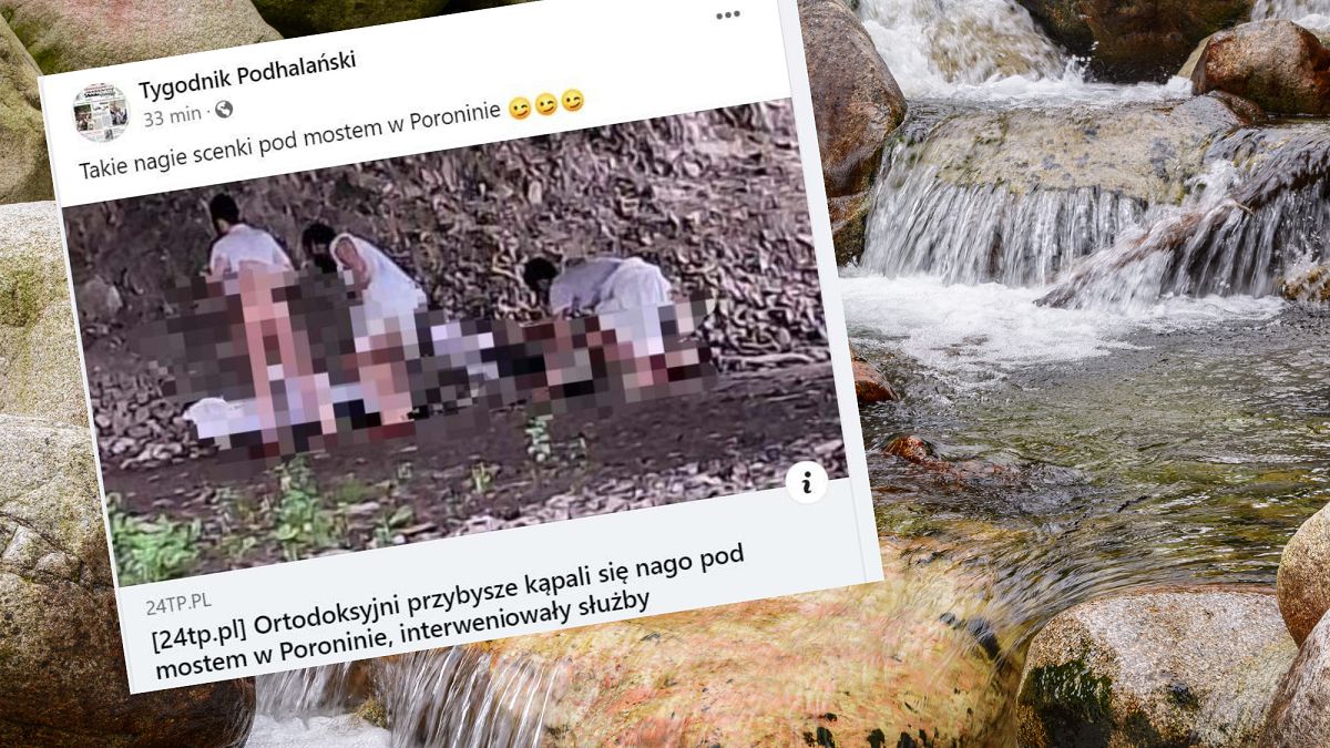 Kąpali się nago pod mostem. "To Żydzi" 