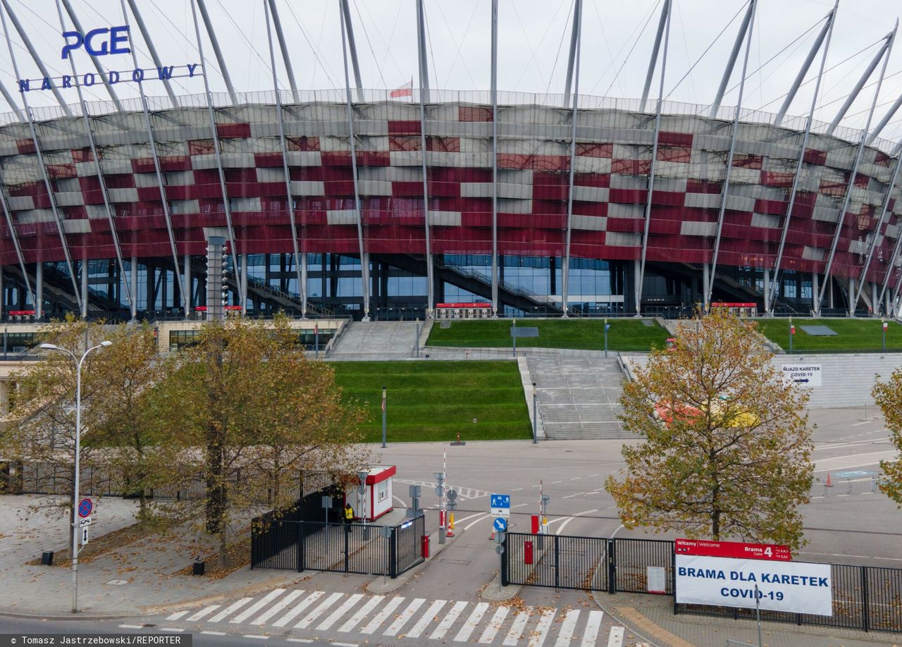 Koszty działalności szpitala na Stadionie Narodowym za sześć miesięcy wyniosły ponad 54 miliony zł