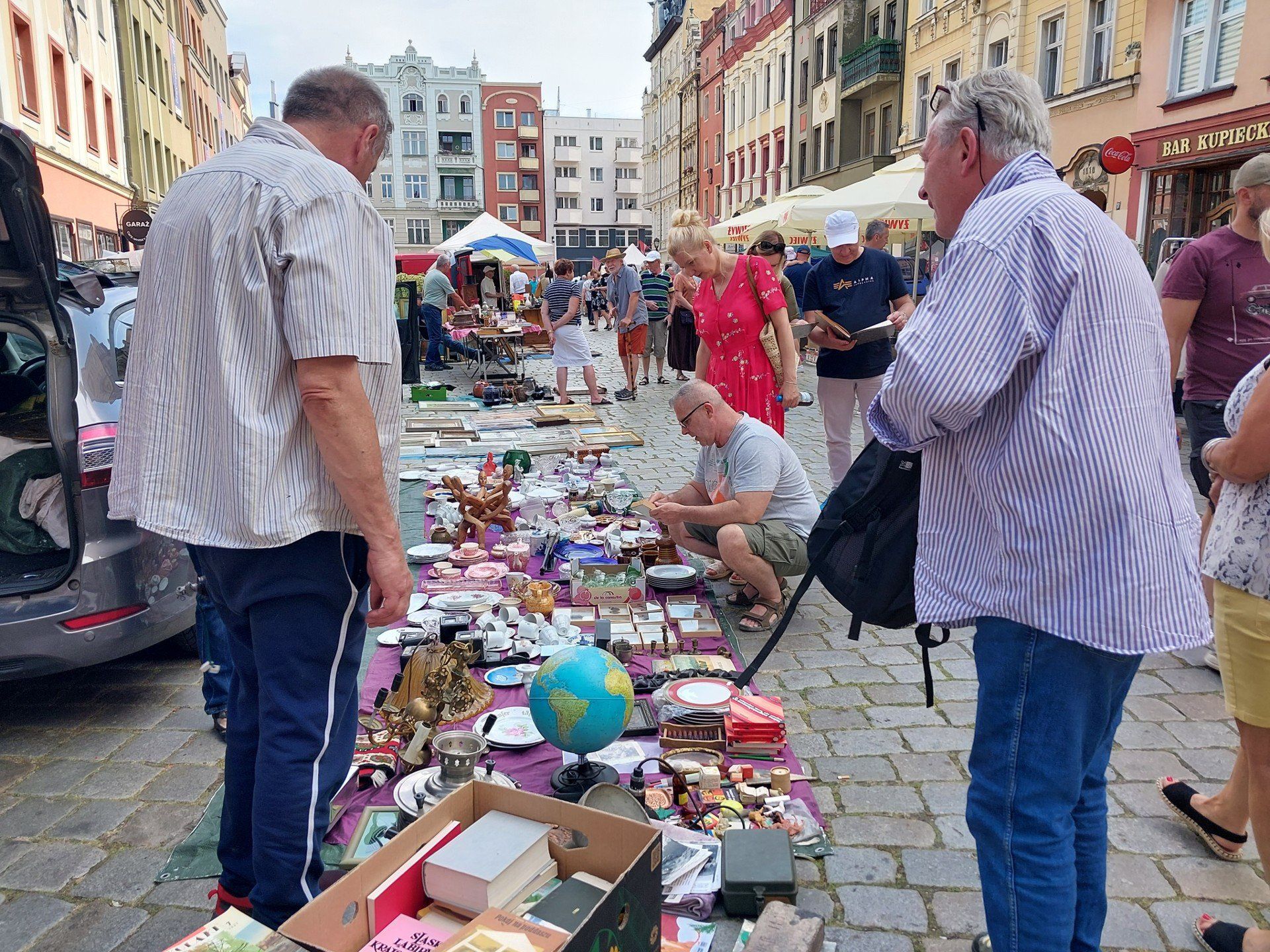 Świdnicka Giełda Staroci w dniu 6 lipca 2025