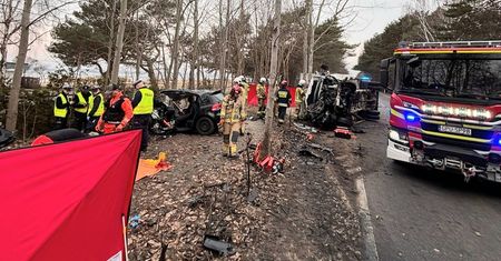 Tragiczny wypadek w Chałupach. Nie żyje jedna osoba