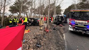 Tragiczny wypadek w Chałupach. Nie żyje jedna osoba