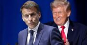"Błaga go o to". Macron namawia Trumpa do przyjazdu